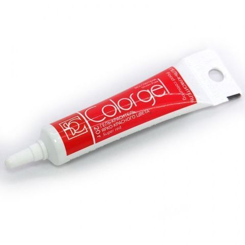 Краситель Modecor Colorgel Ярко красный Super Red, 20 гр