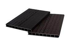 Доска ДПК для грядок 300 mm. Цвет графит.