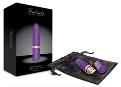 Фиолетовый перезаряжаемый вибростимулятор Lipstick Vibe - 