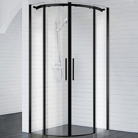 BelBagno ACQUA-R-2-100-C-NERO Душевой уголок