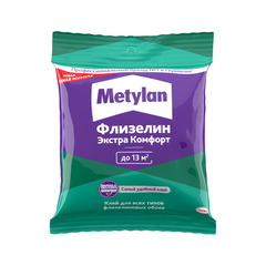 Клей для флизелиновых обоев Metylan Флизелин Экстра Комфорт 3000298, 90 г, 262383