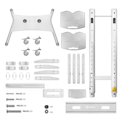Мобильная стойка ONKRON TS1881 белая
