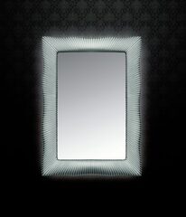 Зеркало Soho ПУ серебро с подсветкой Boheme 564 фото