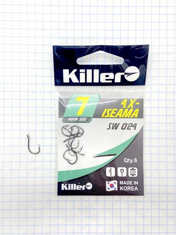 Крючок KILLER 4-x-ISEAMA № 7 продажа от 10 шт.