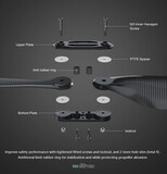 Пропеллер карбоновый складной FA 22.2x7.2 T-Motor (пара)