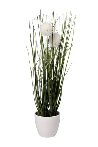 Алиум в горшке 38см Garda Decor белый