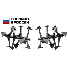 ЗУБР Ф-1, НЕХ 23, фрезы гусиные лапки для мотоблоков (707108-1)