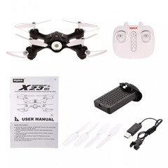 Радиоуправляемый квадрокоптер Syma X23 Black 6-AXIS RTF 2.4G