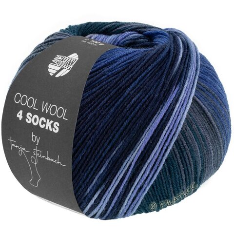 Lana Grossa Cool Wool Print 4 Socks 7795