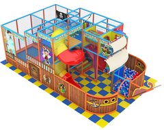 Детский игровой лабиринт «Пиратский корабль» 40,3 м² (6*9,5*4,1 м)