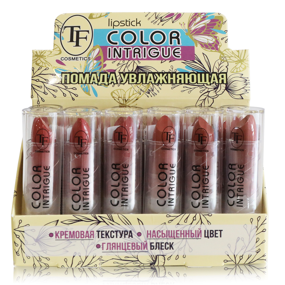 TF CZ03 Губная помада Color Intrigue Lipstick,  микс D Мягкий нюд/Soft nude