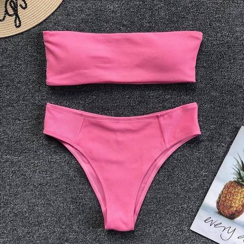 Купальник бандо ELIZE PINK