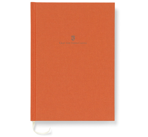 Книжка записная в льняном переплете Graf von Faber-Castell A5 Burned Orange (188629)