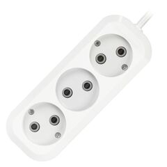Удлинитель бытовой 3 гн, 7 м, ПВС, 2х1 мм2, б/з, Smartbuy, SBE-10-3-07-N