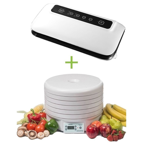 Дегидратор (сушилка) Ezidri Ultra FD1000 Digital + вакуумный упаковщик Sea-Maid GN 1108