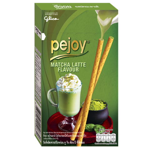 Бисквитные палочки с зеленым чаем Pejoy Green Tea, 37 гр