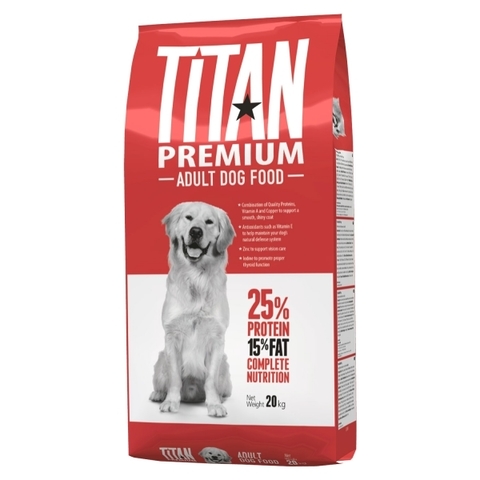 Titan Premium Adult Dog сухой корм для взрослых собак 20 кг