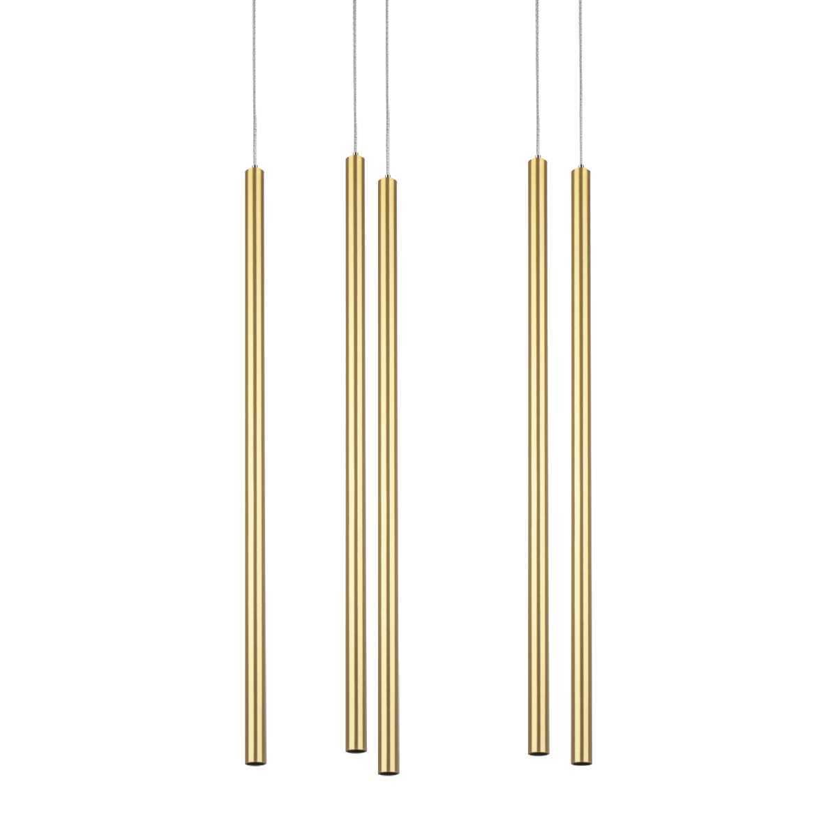 L5T747343 Люстра TUBO LED 25W 1600LM 25G ЗОЛОТО 4000K
