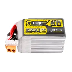 АКБ Gens Ace TATTU 1550mAh 22.2V 150C 6S R-Line Version 5.0 Lipo Battery