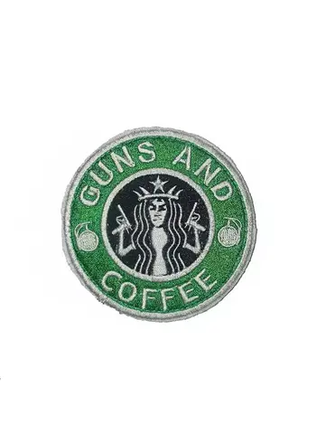 Патч Guns and Coffee