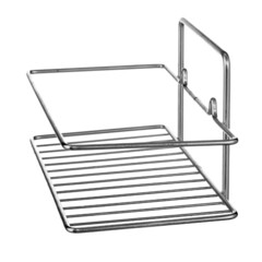 67-0-656 Полка для ванной прямая 1 ярус гальваника цинк,цвет хром (РемоКолор)