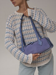 Сумка женская багет на плечо сиреневый закат