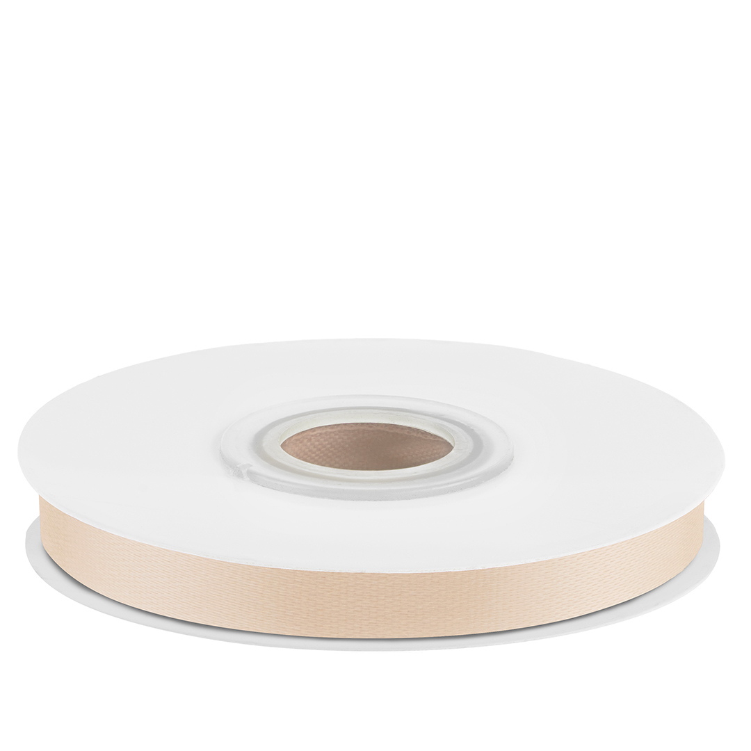 Лента Атласная (0,7см*22,85м) Светлое золото.