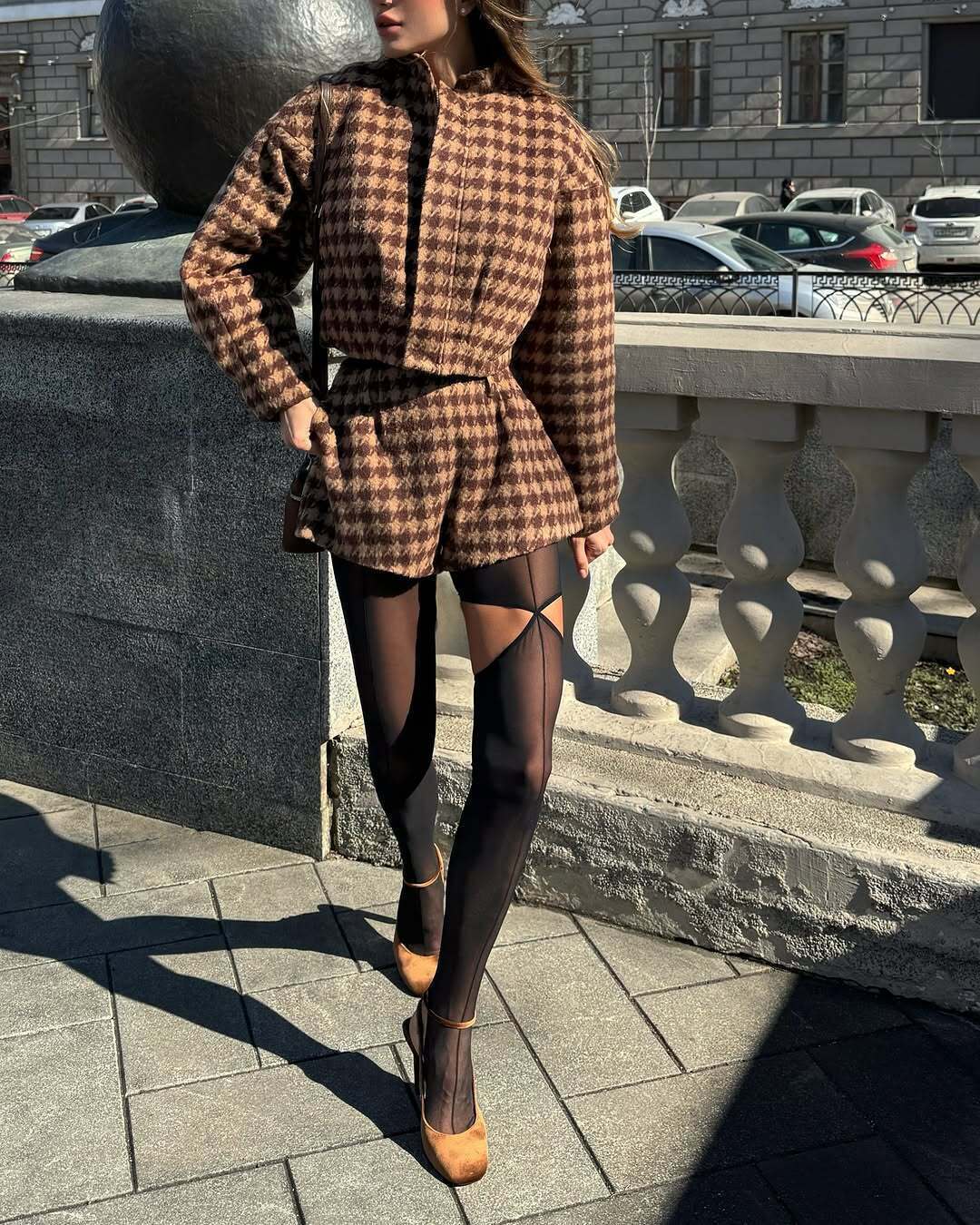 Лосины - чулки черные