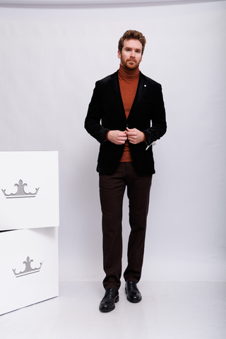 BALDESSARINI Джинсы-слаксы зауженные из хлопка с эластаном