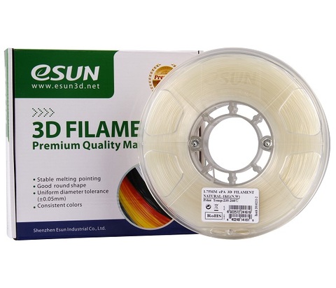 Катушка пластика ePA ESUN натуральная 1.75 мм 1 кг