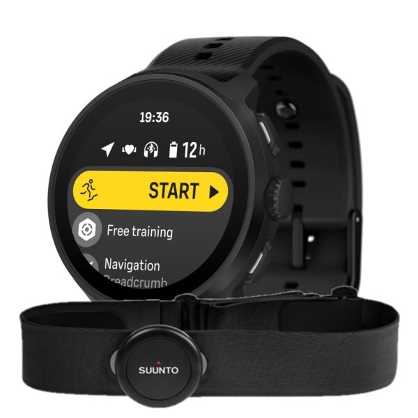 Suunto Run All Black Silicone HR