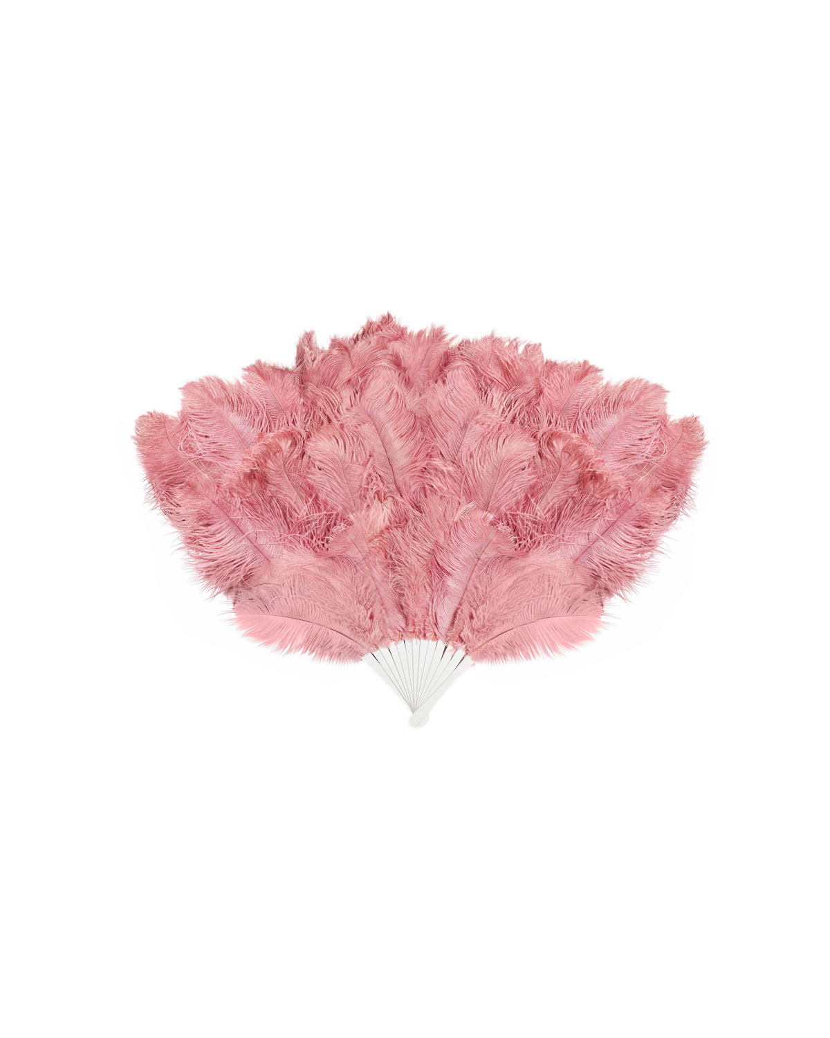 Веер из страусиных перьев