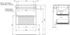 Aquanet 367329 Тумба с раковиной Вега 2.0 60 (Ирис T) 2 ящ. цв. бежевый (367329)