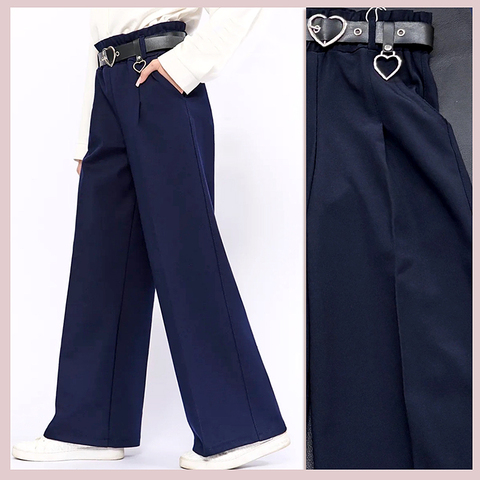 Брюки школьные д (8-14) 260415-WD157