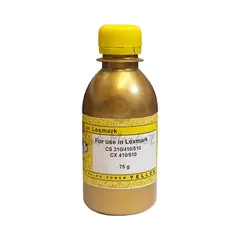 Тонер MKI/Mitsubishi для Lexmark CS310, CS410, CS510, CX410, CX510 - Yellow 75 г/фл. Gold ATM