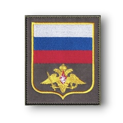 Шеврон ВС РФ Нарукавный Офисный (Орел МО) / Олива С Желтым Кантом