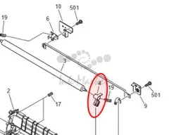 Ролик переноса Canon Transfer roller bushing original FC5-1124-000