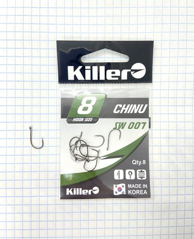 Крючок KILLER CHINU № 8 продажа от 10 шт.