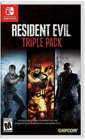 Resident Evil Triple Pack (картридж для Nintendo Switch, полностью на английском языке)