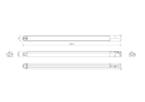 Трековый светильник Technical BASIS TR000-1-15W3K-B