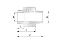 Муфта Heisskraft комбинированная 20х3/4
