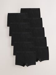 Трусы-шорты для девочки Next AA9-054, 10 шт., Черный