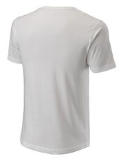 Футболка теннисная Wilson Script Eco Cotton Tee Slimfit - white