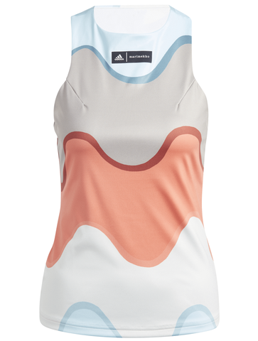 Топ теннисный Adidas Marimekko Tennis Tank Top - multicolor/semi coral