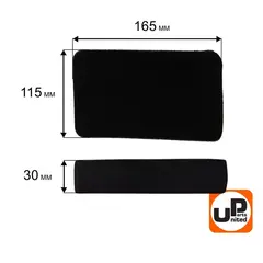 Фильтр воздушный UNITED PARTS для 173/177/182/188/190/192F, GX240/270/340/390 (поролоновый)