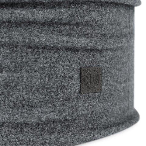 Картинка шарф-труба Buff Merino Fleece Grey - 3