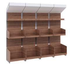 Пристенная витрина Carboma S6-20 12