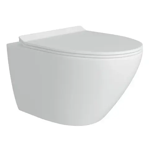 Teymi Lina Pro Vortex T40112 Унитаз подвесной Торнадо безободковый, сиденье микролифт