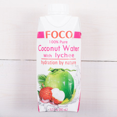 Кокосовая вода с соком личи FOCO Tetra Pak 330 мл