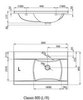 Раковина мебельная 80х49 см левая Ravak Classic 800 L XJDL1180000